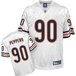  Chicago Bears Julius Peppers White Replica Football Jersey 