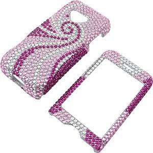   Mobile G1, Swirl Pink & White Full Diamond Full Diamond Electronics