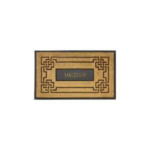  Personalized Coir Rubber Knot Pattern Doormats   Out of 