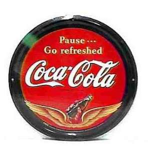  Coca Cola Advertising Tin   Round   PauseGo refreshed 