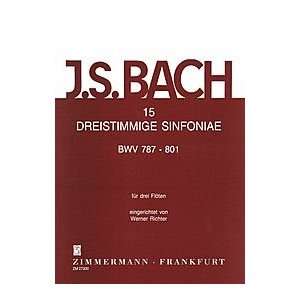  Three part Sinfonias (15) BWV787 801 Musical Instruments