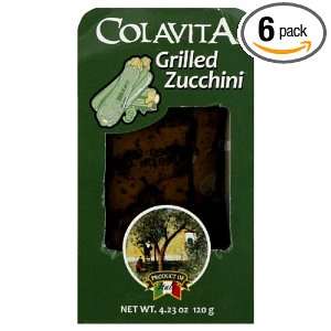 Colavita Grilled Zucchini, 4.23 Ounce (Pack of 6)  Grocery 
