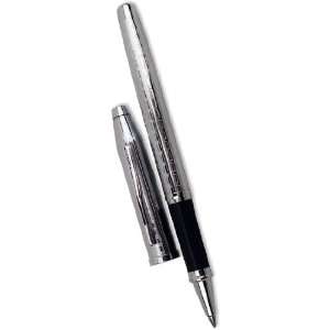 Cross Century II Engraved Brushed Platinum Rollerball Pen 