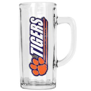 Clemson Tigers NCAA 22 oz. Optic Glass Tankard Beer Mug  