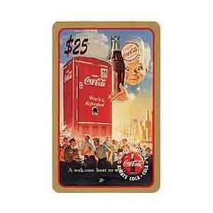 Collectible Phone Card Coca Cola 95 $25. Sprite Boy With Coke Bottle 