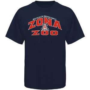 Arizona Wildcats Navy Blue I Love College Hoops Team Spirit Zona Zoo 