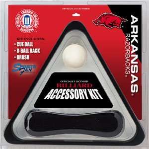  Arkansas Razorbacks College Billiard Accessory Kit Sports 