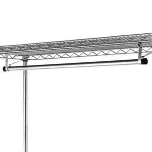   AT6024NC 60 Garment Hanger Tube with Brackets for 24 Wide Shelves