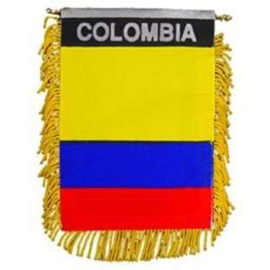 Colombia Flag Mini Banner 3 x 5