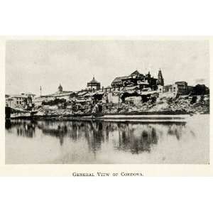 1907 Print Cordoba Andalusia Spain Cityscape River Guadalquiver 