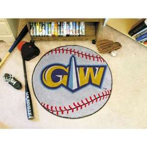 BSS   George Washington Colonials NCAA Baseball Round Floor Mat (29 