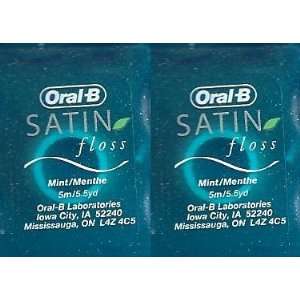  Oral B Satin Floss Twin Travel Pack 9.2m/10yd (Pack of 2 