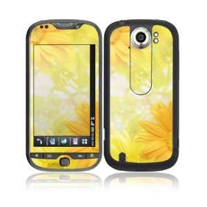  Yellow Flowers Decorative Skin Cover Decal Sticker for HTC 