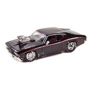  1969 Chevy Chevelle Blown Engine 1/24 Black Toys & Games
