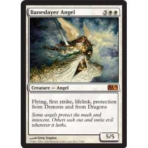    the Gathering   Baneslayer Angel   Magic 2011   Foil Toys & Games