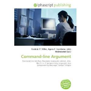  Command line Argument (9786134061216) Books