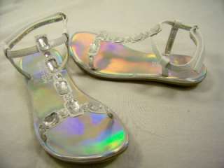 KENNETH COLE Shine On 2 White 7 Sandals Girls NEW SHoe  