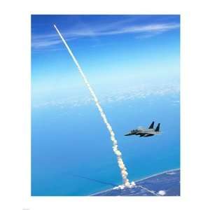   Eagles Assist Shuttle Launch Poster (8.00 x 10.00)