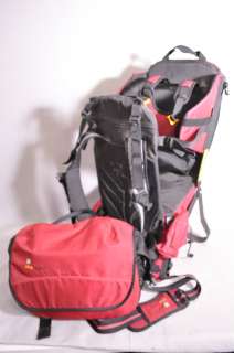 Red Sherpani Alpina Child Carrier Backpack + Red Flora Diaper Bag 