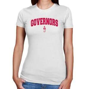 Austin Peay State Governors Ladies White Logo Arch Slim 