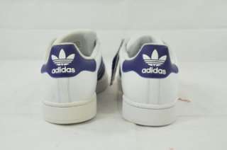   II U42817 RUN WHITE CO PURPLE (#3082) 9.5M CLASSIC SHELL TOE  