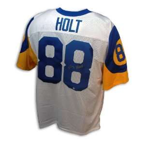  Torry Holt Signed Uniform   Throwback White (Super Bowl 