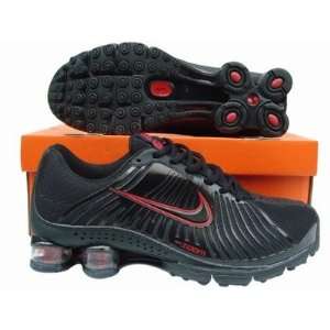  Nike Shox R4 Black/Red Running Shoe Men Size 8.5 Sports 