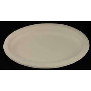  Compostable 10 x 12.5 White Oval Plate 300/Case 