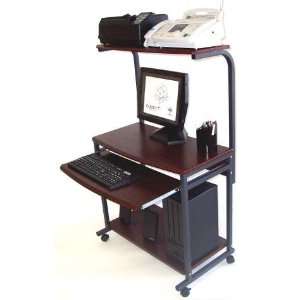  Compact Mobile Computer Desk w/ Printer Shlf; 18 D 32 W 
