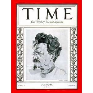  Leon Trotsky by TIME Magazine. Size 11.00 X 14.00 Art 