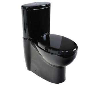  Ariel Opal Contemporary Two Piece Black Toilet with Dual 