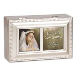   First Communion Jewelry Music Box Plays Amazing Grace