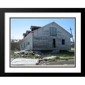  New Orleans Katrina Damage Large 20x23 Framed and Double 