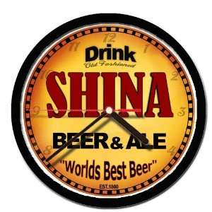  SHINA beer and ale cerveza wall clock 