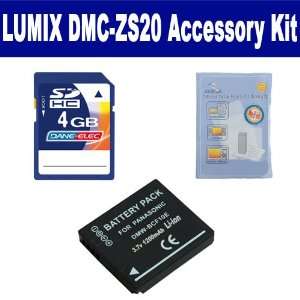  Panasonic Lumix DMC ZS20 Digital Camera Accessory Kit 