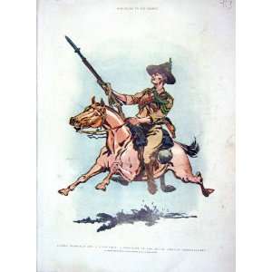    1903 FINE HORSEMAN SERGEANT AFRICA CONSTABULARY GUN