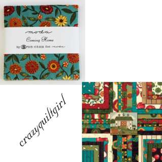 Moda COMING HOME Charm Pack 42 5 fabric squares  
