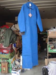 Nomex Jump Suit, Blue, New, Medium L, Insulated, Heavy  