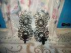 FRENCH CHIC SCROLLY IRON CANDLE SCONCES SHABBY VINTAGE 