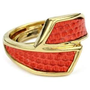  KARA by Kara Ross Classic Wrap Adjustable Ring, Coral 