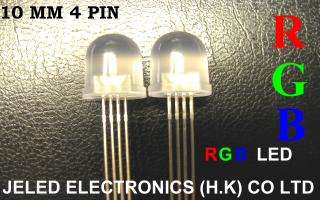   pins DIFFUSED TYPE MANUAL CONTROL COMMON ANODE MULTICOLOR R G B LED