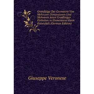   Elementarer Form Entwickelt (German Edition) Giuseppe Veronese Books