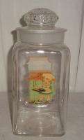 VINTAGE DRUG STORE APOTHECARY JAR CAMPBELL KIDS DECALS  
