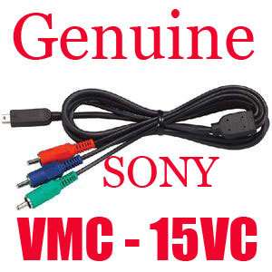 S0NY Component Video Cable HDR SR1E SR5E SR7E HC1E HC3E  