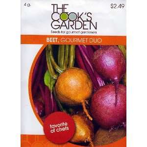  Cooks Garden Gourmet Duo Beet Seeds   4 g Patio, Lawn & Garden
