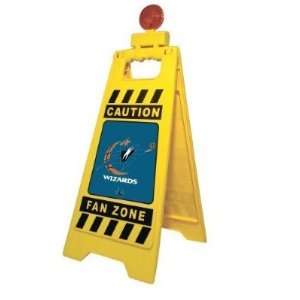 Washington Wizards 29 inch Caution Blinking Fan Zone Floor Stand NBA 
