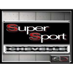  Chevelle Super Sport Sign Banner Chevrolet SS