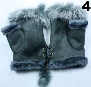 Genuine Rabbit Fur, it provides you with soft feel & extra warm, the 
