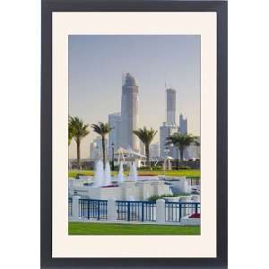  City skyline from the Corniche, Abu Dhabi, United Arab 