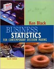 Business Statistics For Contemporary Decision Making, (047142983X 